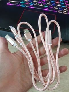 combo. củ cáp note 8/s8 và cáp dù 3 đầu