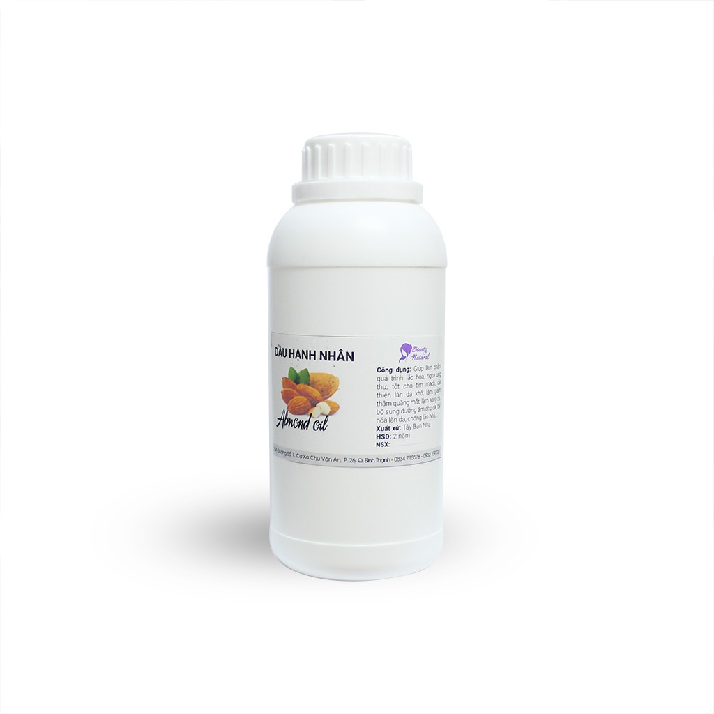 Dầu hạnh nhân ngọt  100ml/500ml. Nguyên liệu làm mỹ phẩm,làm son