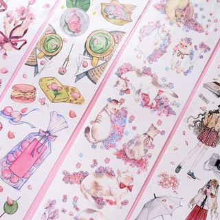Dây stickers stripe 35cm dễ thương