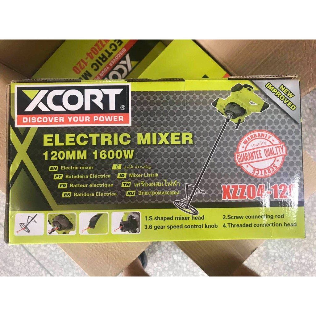 Máy khuấy trộn sơn XCORT 1600W 5 cấp độ