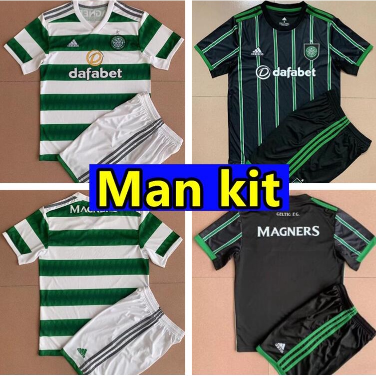 Áo Thun Đá Banh Tay Ngắn Số 22 23 Celtic home Jersey Cho Nam