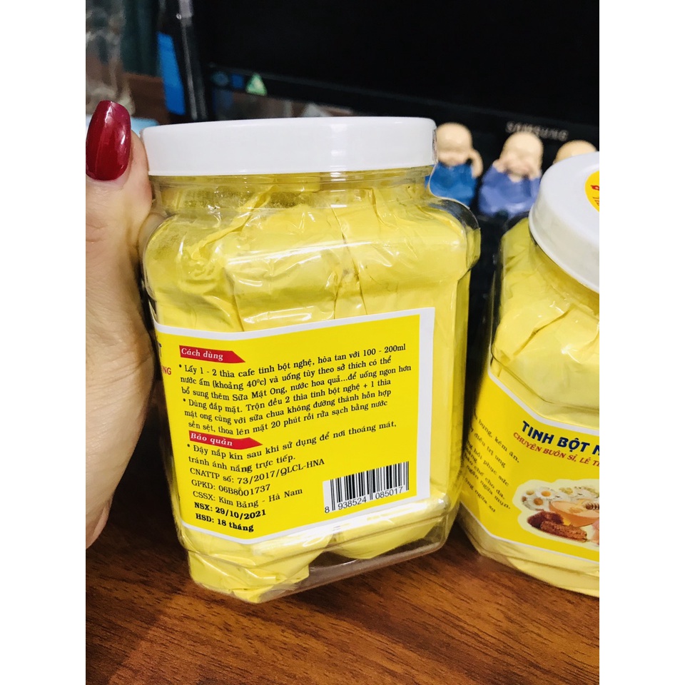 Tinh Bột Nghệ Nguyên Chất 500g