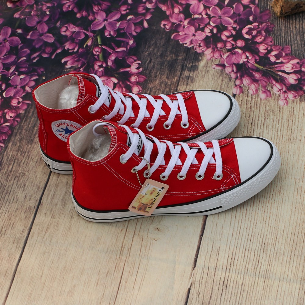 Giày Cv Đỏ Tươi Nam Cổ Cao [+3 Tất] | BigBuy360 - bigbuy360.vn