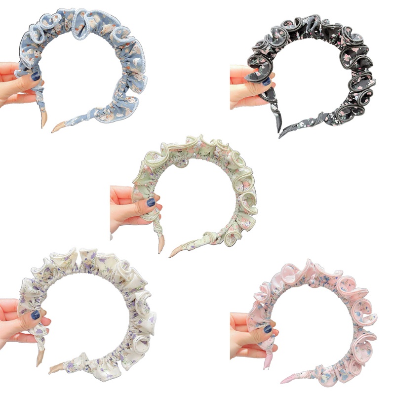 Băng Đô Cài Tóc In Họa Tiết Hoa Thời Trang Cho Nữ