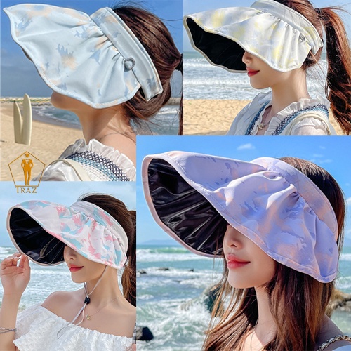 Mũ Nón Vành Rộng Nữ TRAN Chống Nắng Đi Biển Phong Cách Unisex Bucket Trơn122