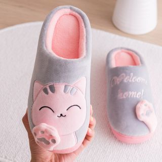 Dép bông đi trong nhà hình mèo dễ thương