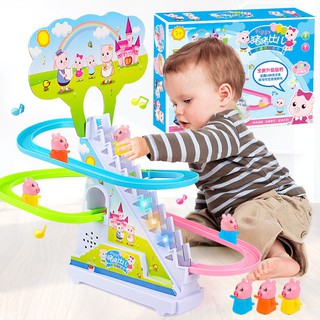 ĐỒ CHƠI HEO PEPPA LEO CẦU THANG (cỡ lớn)