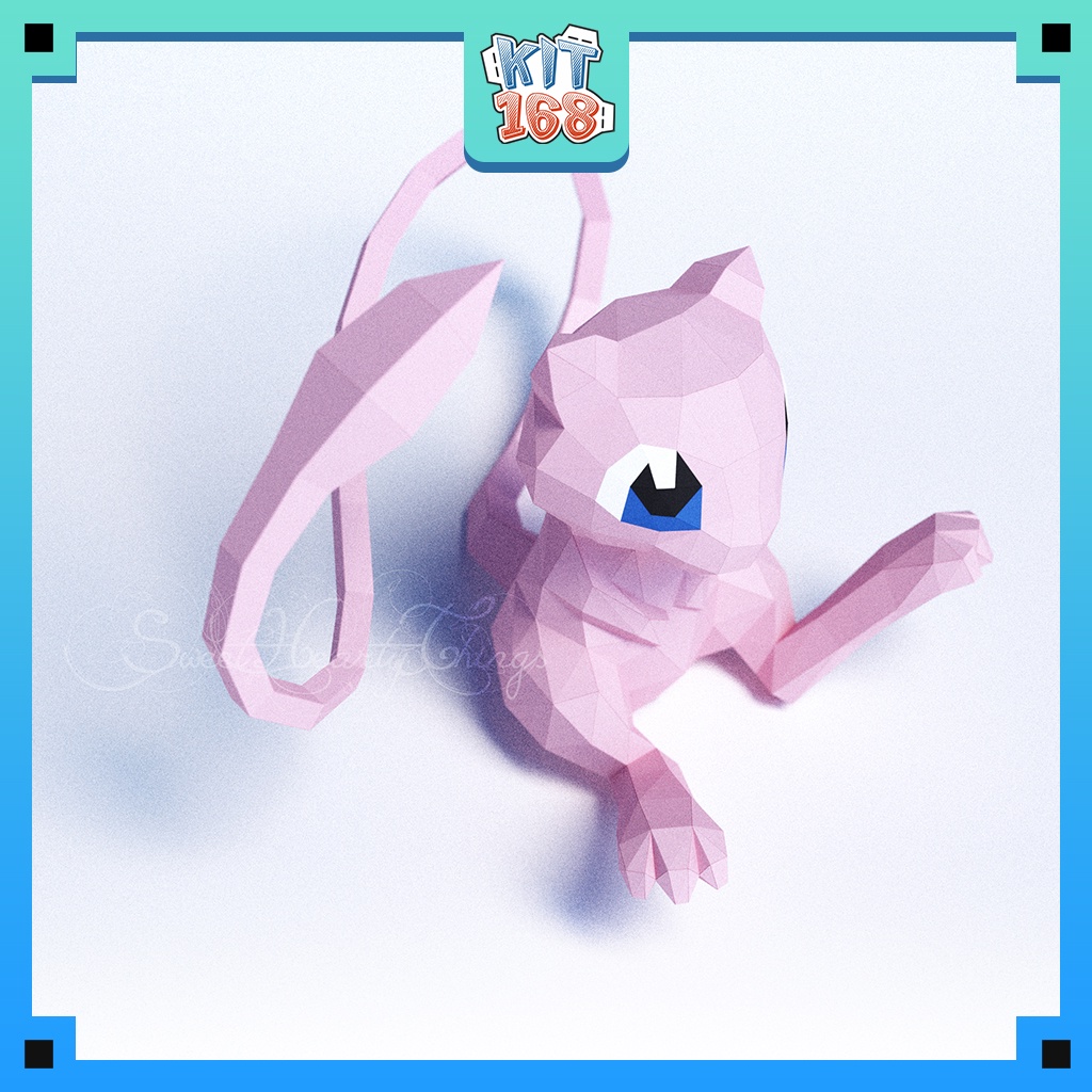 Mô hình giấy Anime Game Pokemon Mew ver 2