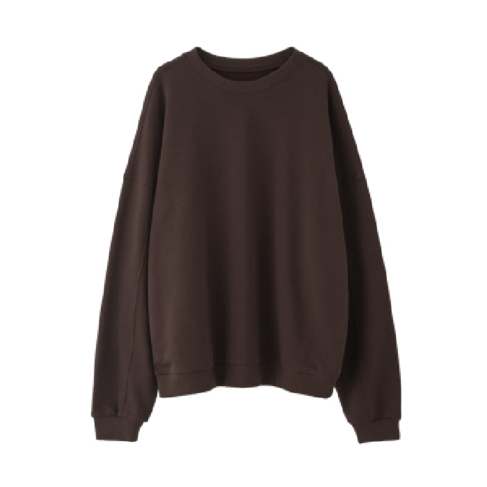 Women Korean Fashion Solid Color Round Neck Sweater High Quality New