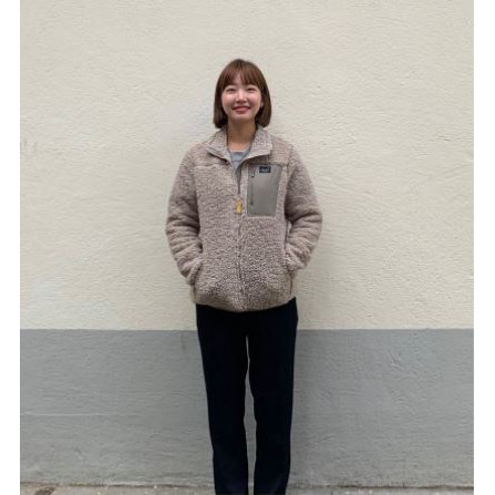 Áo Khoác Lông Cừu Unisex MILLET Xuất Hàn Nâu Lót Lưới Trong Cổ Trụ Cao Dây Kéo Tay Dài - Size 105 (S