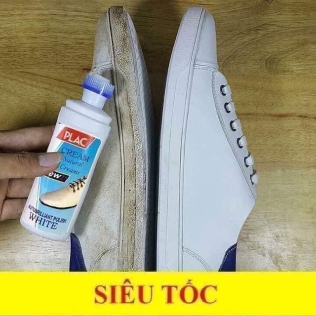 Dung dịch làm sạch giày dép đồ da Plac 100ml