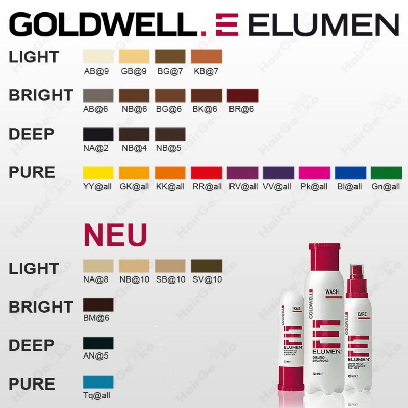 🇩🇪Goldwell🇩🇪 Màu nhuộm phủ bóng Elumen Goldwell ( trọn bộ)