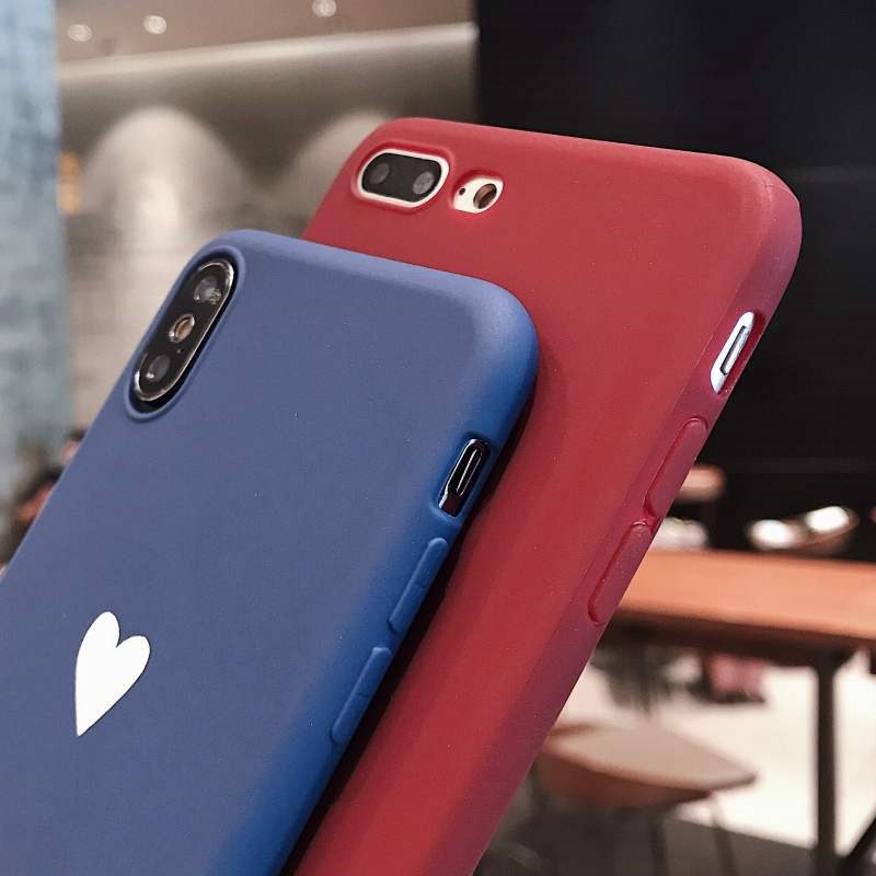 Ốp lưng iphone tim trắng trơn 5/5s/6/6plus/6s/6splus/7/7plus/8/8plus/x/xr/xs/11/12/pro/max/plus/promax - Awifi Case A4-5 | BigBuy360 - bigbuy360.vn