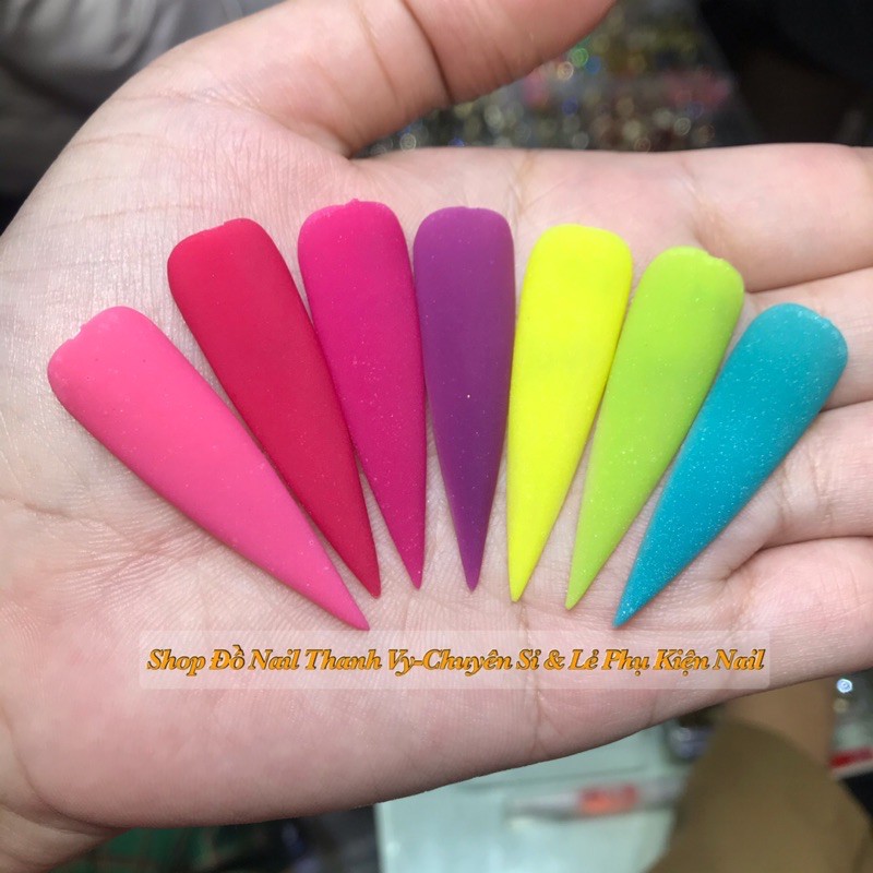 Bột Nặn Hoa, Bột Đắp Móng, Bột Nhúng Nail 6in1 Usa, Sét 24 Ô Màu [Thanh Vy Nail]