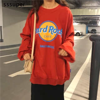 áo nỉ Nữ Form Rộng Dài Tay Chất Lượng Cao