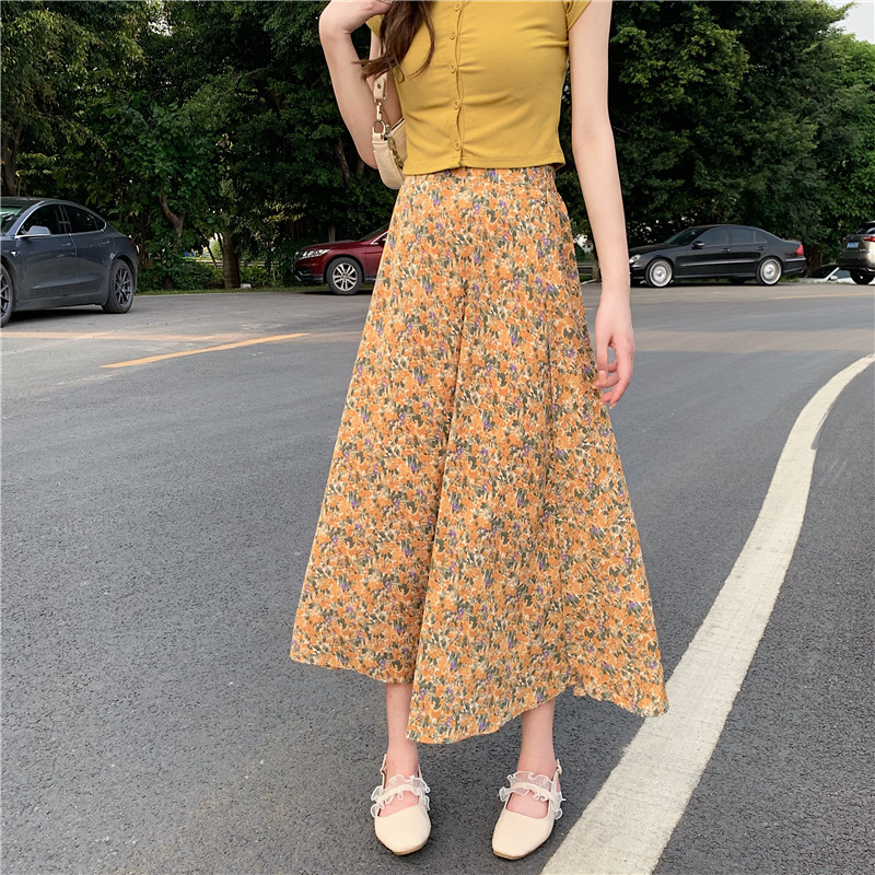 Đầm Voan Hoa Đuôi Cá Lưng Cao Thời Trang Mùa Hè Dành Cho Nữ201229 | BigBuy360 - bigbuy360.vn