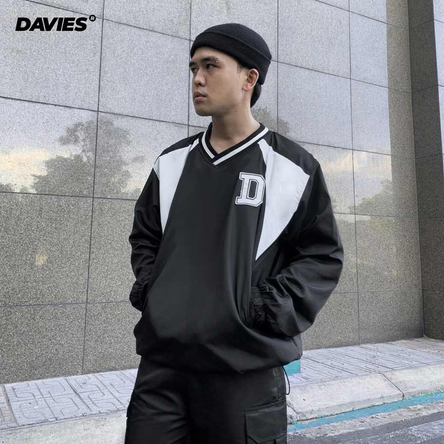 Áo tay dài form rộng màu đen local brand DAVIES - DEE Hockey Shirt | BigBuy360 - bigbuy360.vn