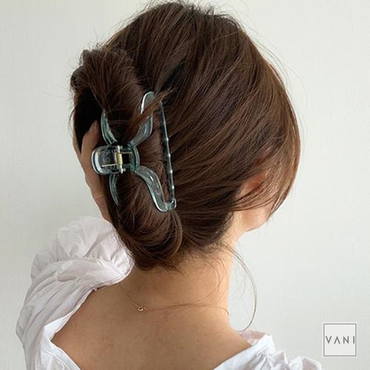 Kẹp Tóc Càng Cua Big Crab Nhựa Màu Trong Suốt Trendy - Vani Store [PKT00171]