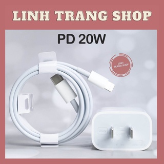 (PD 20W)(BH 12 tháng) Sạc Nhanh PD 20W USB-C To Lightning (Hỗ Trợ Công Suất Tối Đa IP12,13),Cáp Sạc Nhanh + Củ Sạc Nhanh