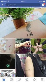 Combo hình xăm dán 5 củ