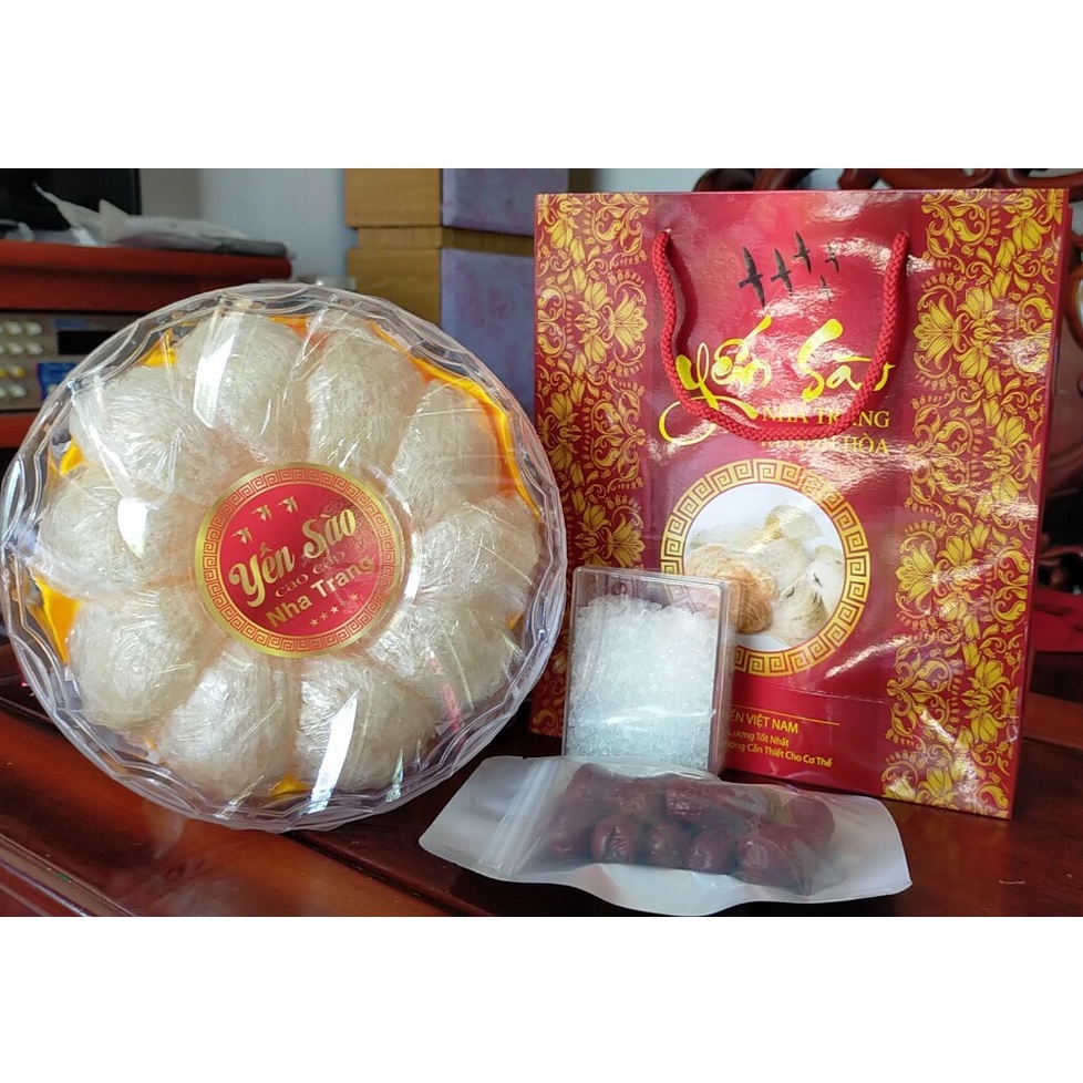 Yến rút lông nguyên tổ Khánh Hòa 100g Tổ Yến Làm Sạch Nguyên Chất Cao Cấp Loại 1 Yến Sào Sạch Lông Khánh Hòa 100g