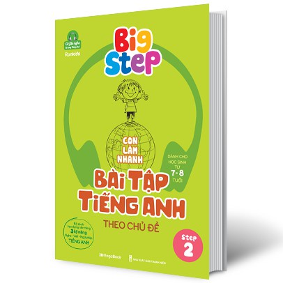 Sách Big step - con làm nhanh bài tập tiếng Anh theo chủ đề step 2