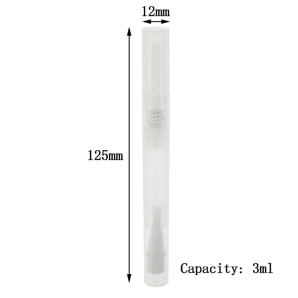 Bộ Bút Rỗng 3ML Kèm Cọ Vẽ Móng Tay / Lông Mi / Lọ Tinh Dầu