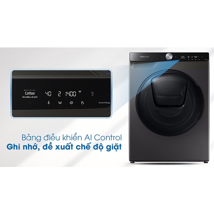 Máy giặt sấy Samsung AI 9.5KG WD95T754DBX/SV