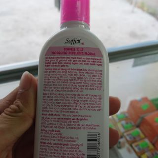 Soffell đuổi muỗi, chống muỗi 60ml