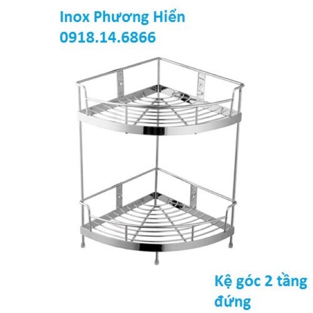 Kệ inox 2 tầng