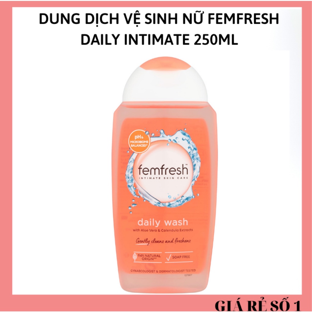 Dung Dịch Vệ Sinh Phụ Nữ Femfresh Daily Intimate Wash 250ml