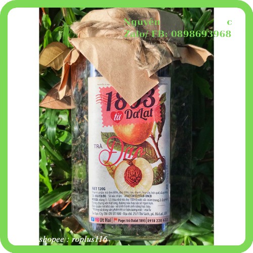 Trà Đào sấy khô Đà Lạt 1893 giàu vitamin