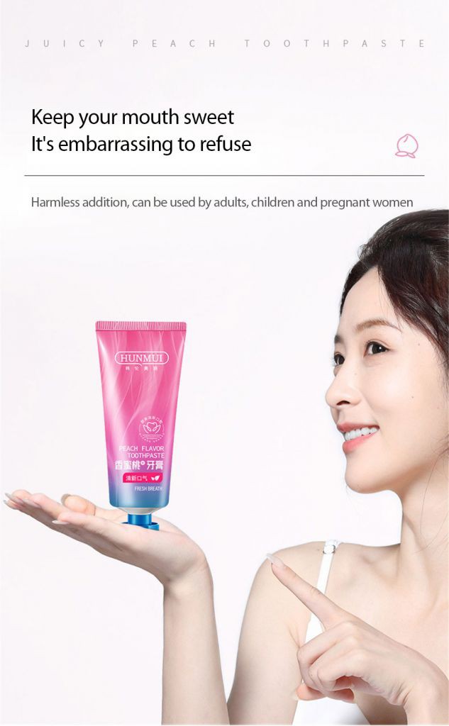 [Hàng mới về] Kem đánh răng Han Lun Meiyu mùi hương đào