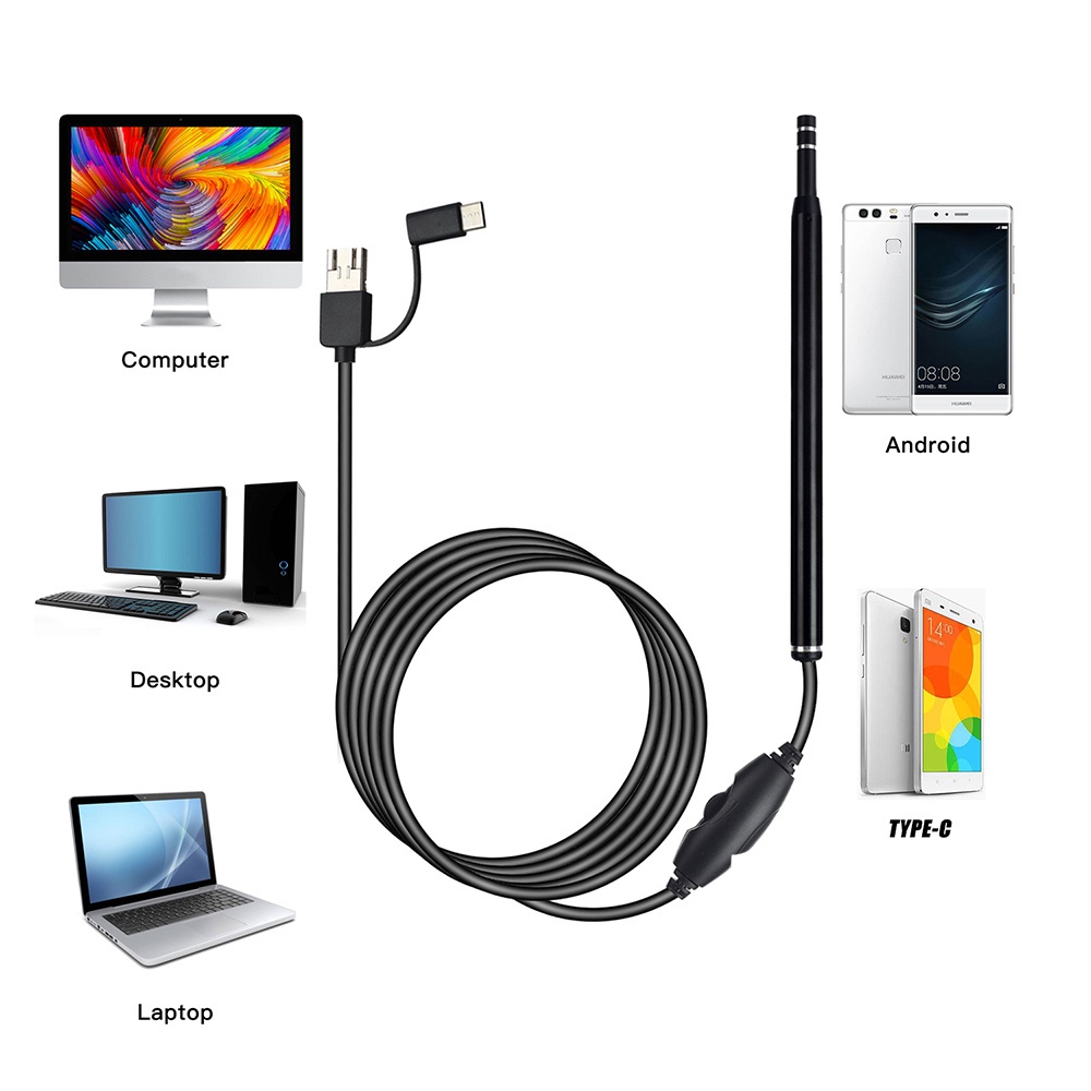 Dụng cụ lấy ráy tai hình camera mini tiện dụng