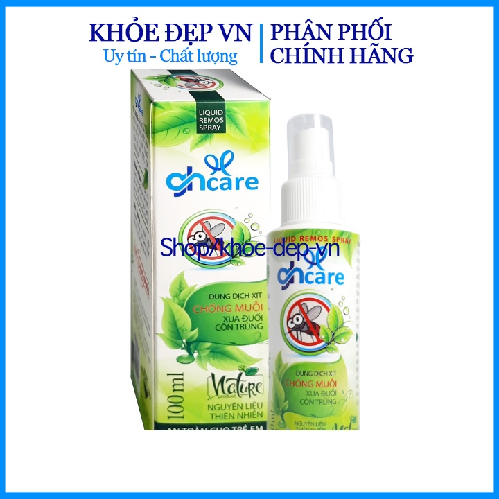 Dung dịch xịt chống muỗi Remos spray Ghcare 100ml