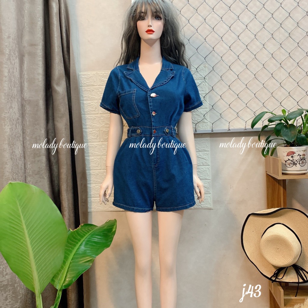 Jum Jean Ngắn Cổ Vest Năng Động Cá Tính J43 - MOLADY