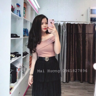 Áo vạt chéo chất đẹp