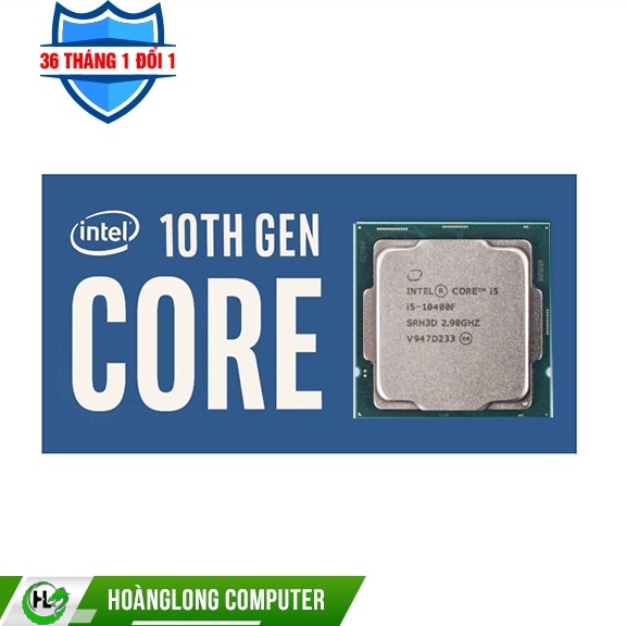 CPU Intel Core i5-10400F Bộ Vi Xử Lý 6C/12T Tray Hàng Chính Hãng- Nhập Khẩu 3 Năm - Hoàng Long Computer