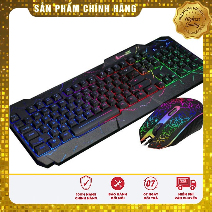 Bộ Bàn Phím Chuột D950-D620 SHIPADOO (Xả Kho) Bàn phím chuột chơi game cổng USB  siêu nhạy Tặng kèm bàn di Razer.BPCS2