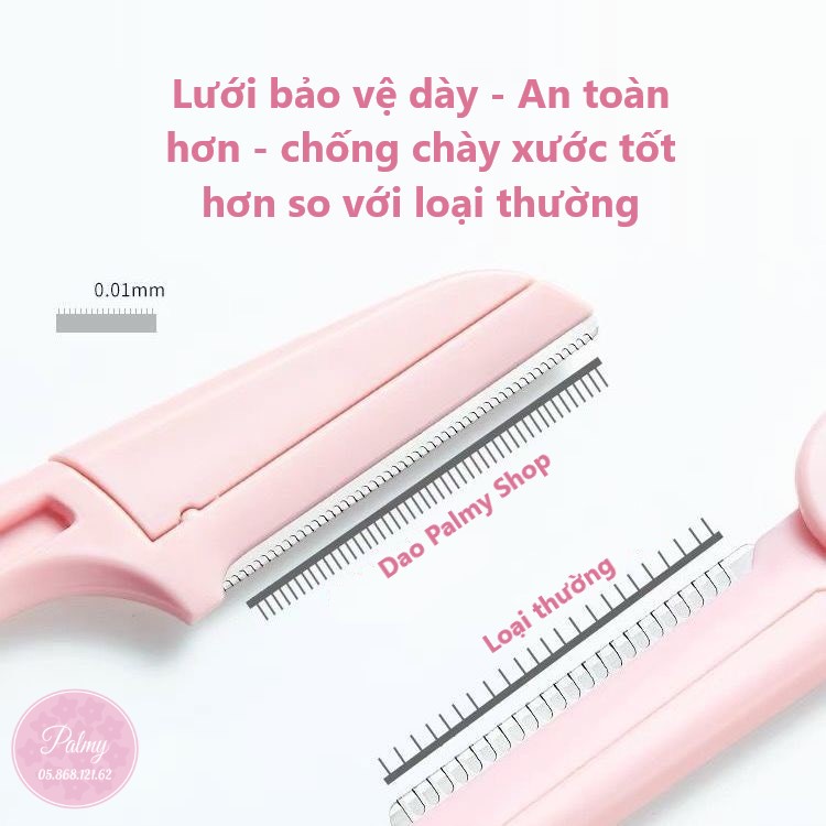 Bộ 3 Dao Cạo, Tỉa Lông Mày, Chân Mày Tóc Mái Tiện Lợi