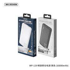 Pin sạc dự phòng chính hãng (BẢO HÀNH 3 THÁNG) Kingkong Wk 129 10.000mah dung lượng chuẩn, sạc bền