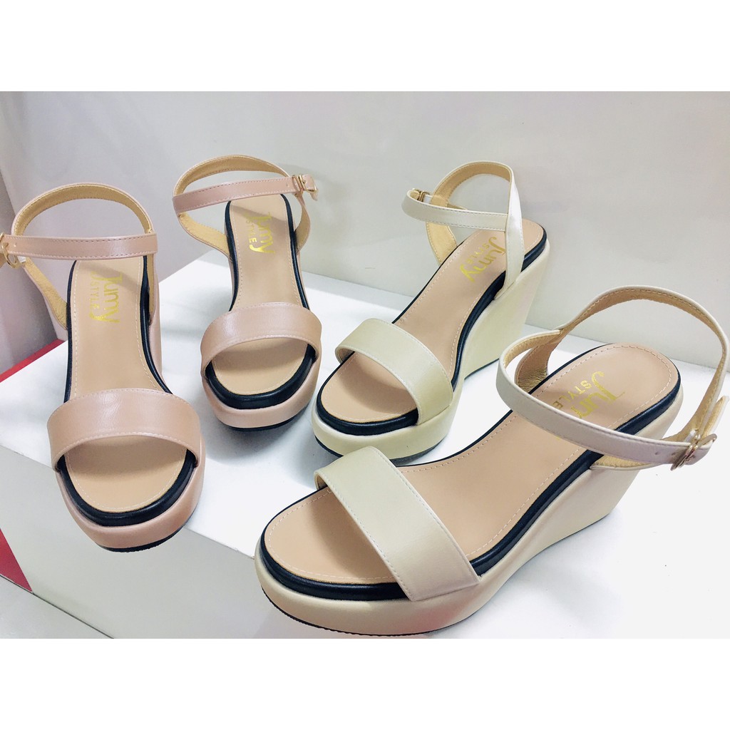 Giày sandal đế xuồng 10cm