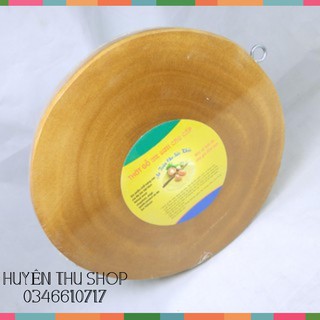 Thớt gỗ me sừn tròn dày dặn