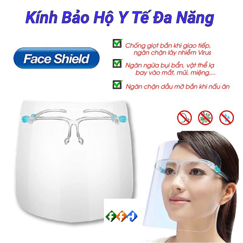 Mặt nạ, Kính Phòng Dịch Chống Giọt Bắn THỜI TRANG, Kính Bảo Hộ Chống Bụi Bẩn, Đi Mưa