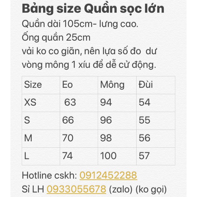 Quần 3 sọc nữ to dài 105cm biến chân ngắn thành chân dài | BigBuy360 - bigbuy360.vn