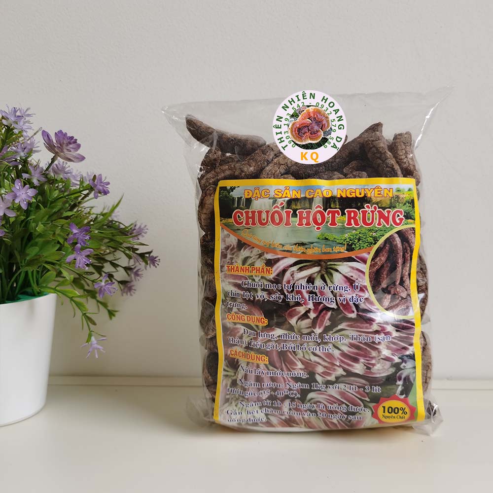 Đặc Sản Chuối Hột (Chuối Rừng) Khô Nam Giang Quảng Nam (Đặc Sản Trường Sơn) - Túi 1Kg