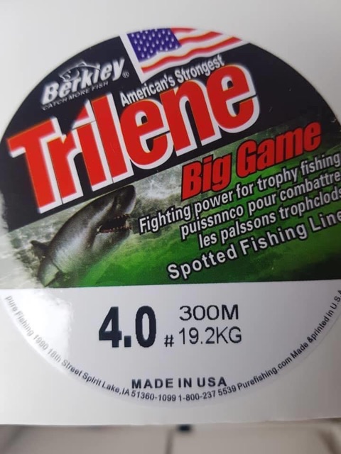 Cước Trilene 3D 300m siêu tải có video test