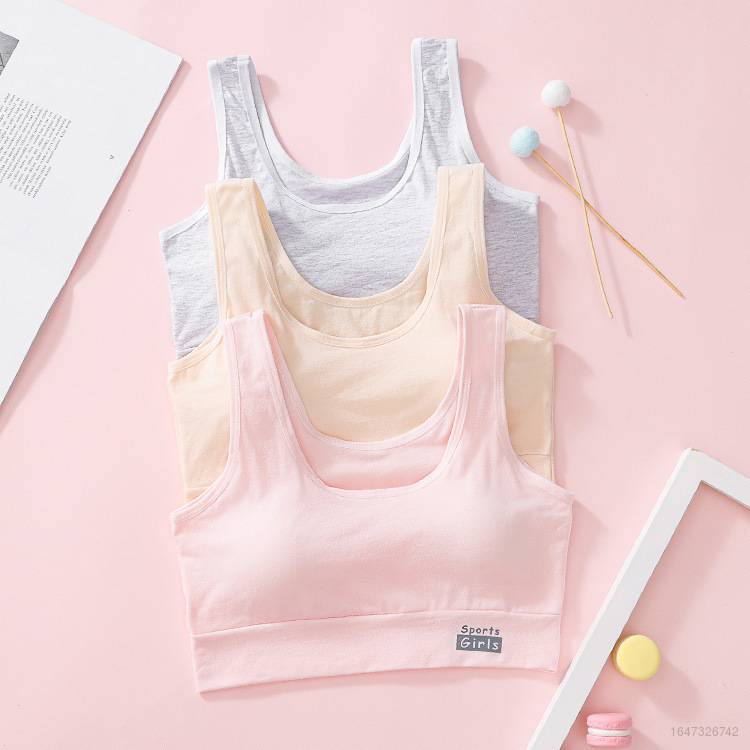 Áo lót vải cotton Thiết Kế Mới 13-16 Tuổi Cho Bé Gái Tiểu Học