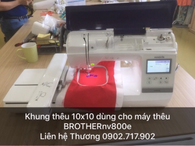 Khung thêu 10x10 cho máy BROTHER NV800e, NV880e và V3