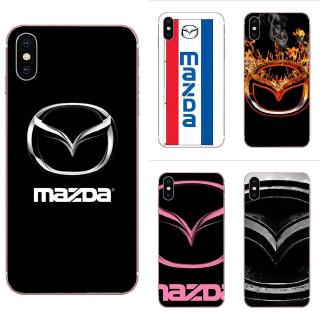 Ốp Điện Thoại Silicon TPU Mềm Trong Suốt Hình Logo Mazda Cho Apple iPhone 11 Pro X XS Max XR 6 6S 7 8 Plus